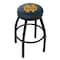 Holland Bar Stool Co 25" Blk Wrinkle Notre Dame (ND) Swivel Bar Stool, Accent Ring L8B2B25ND-ND - alternate 1